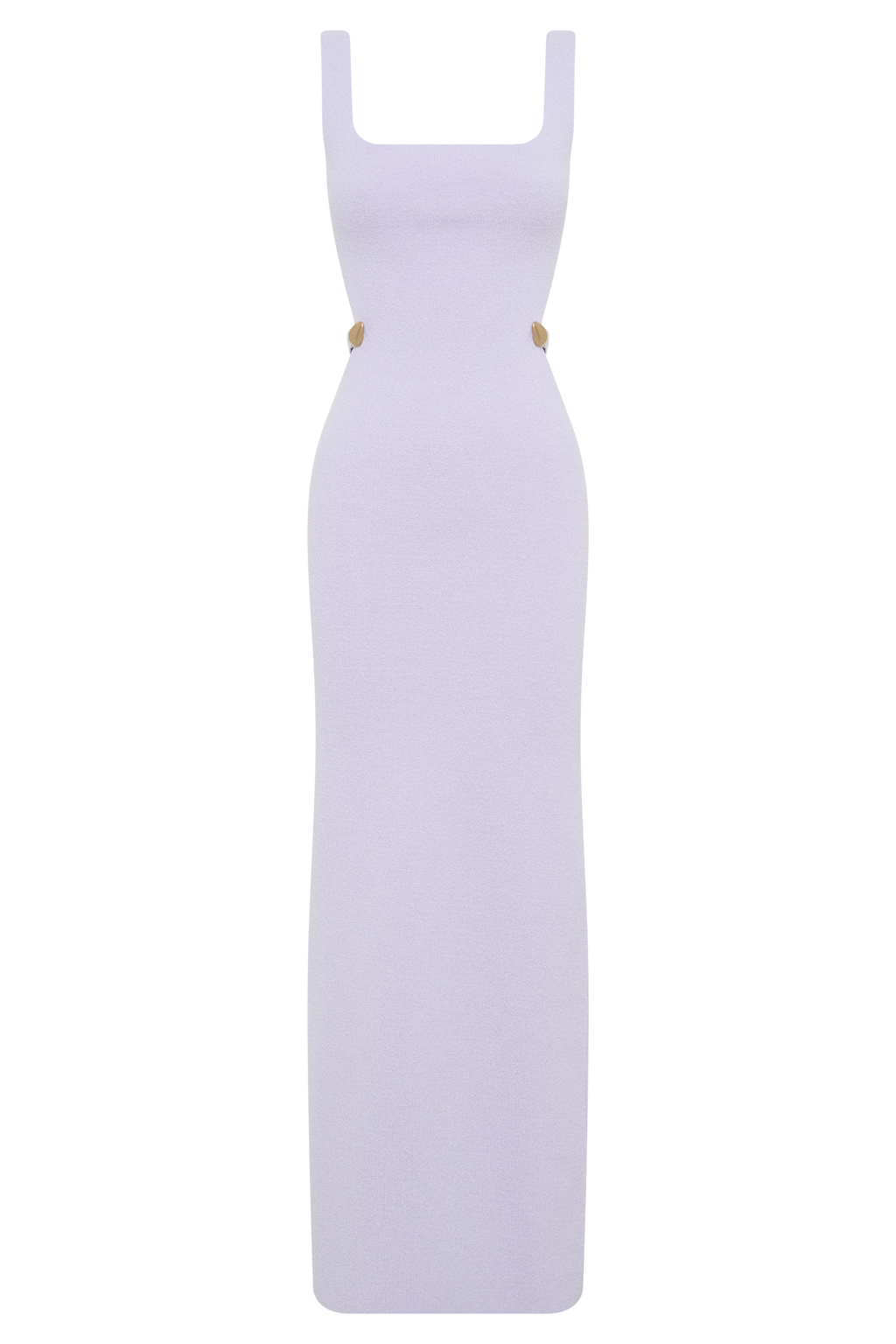 Alysanne Cut Out Knit Maxi Dress - Lilac
