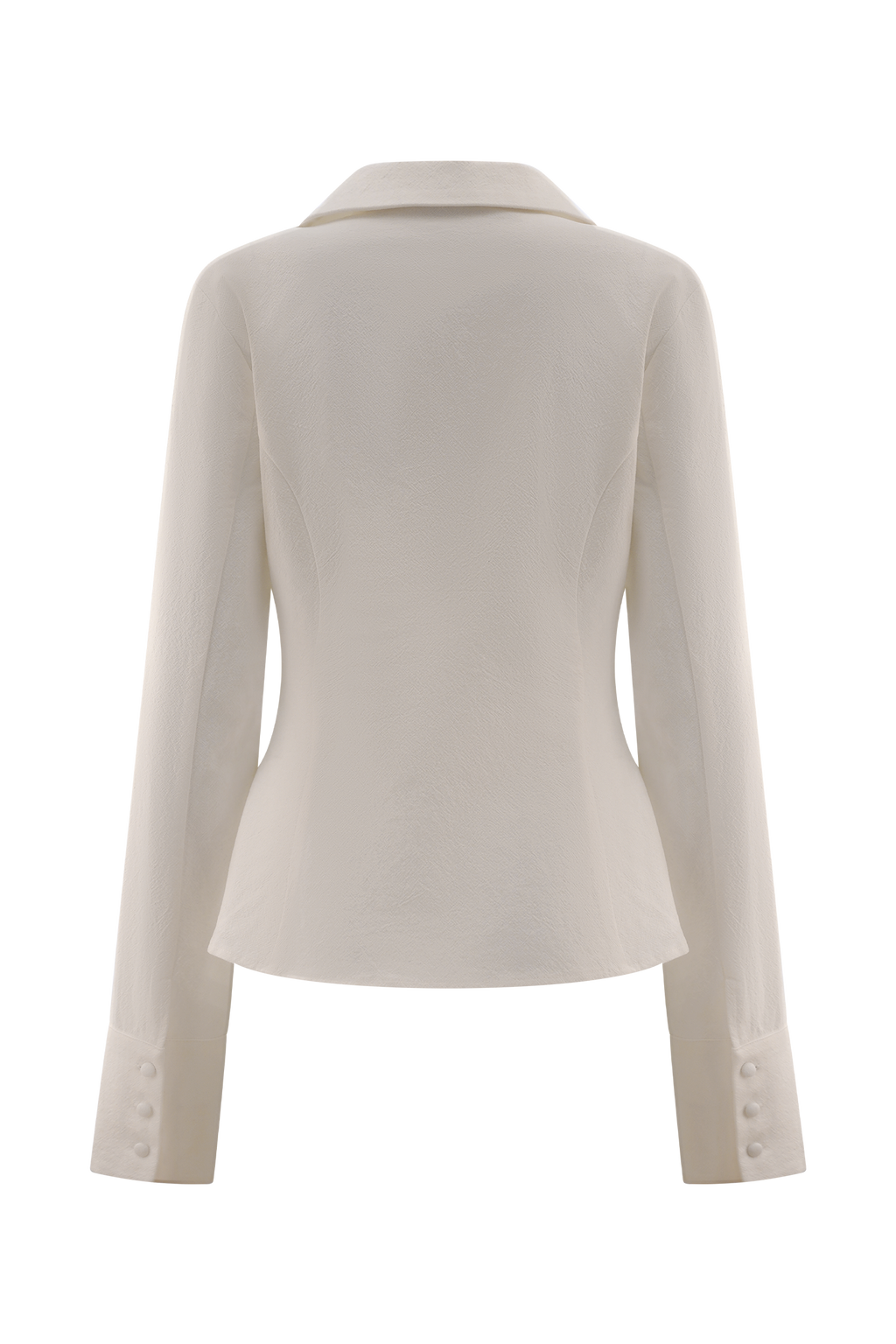 Annalee Cotton Beaded Tie Shirt - White